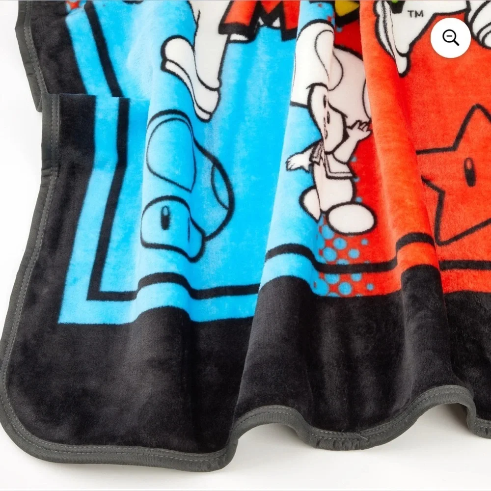 NEW Mario Silky Soft Plush Throw, 40 x 50, Nintendo